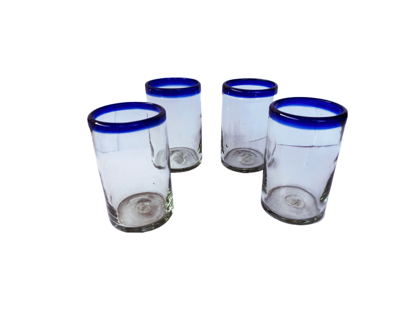 Vasos Vidrio Soplado Para Agua paquete de 6 piezas